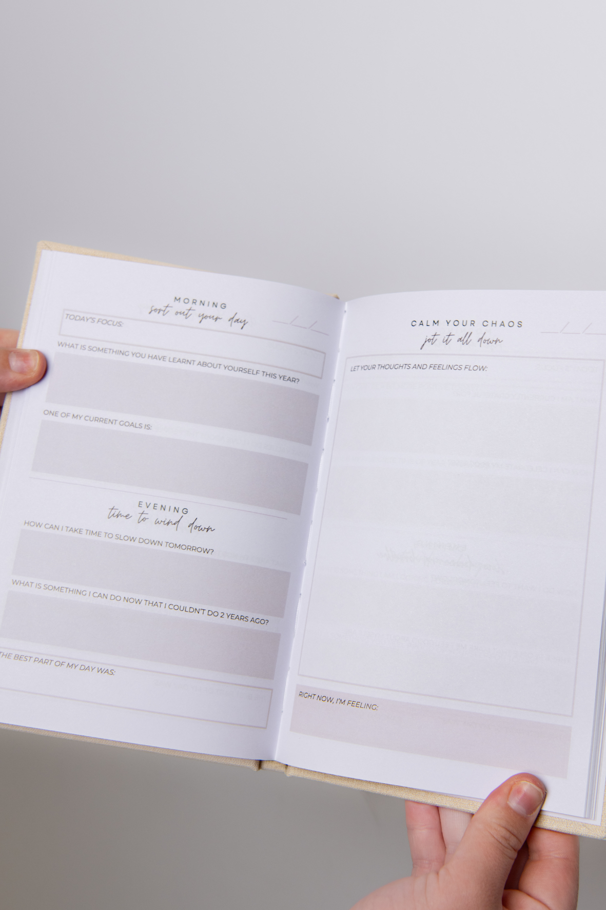 OAT LINEN - Calm Your Chaos Gratitude Journal