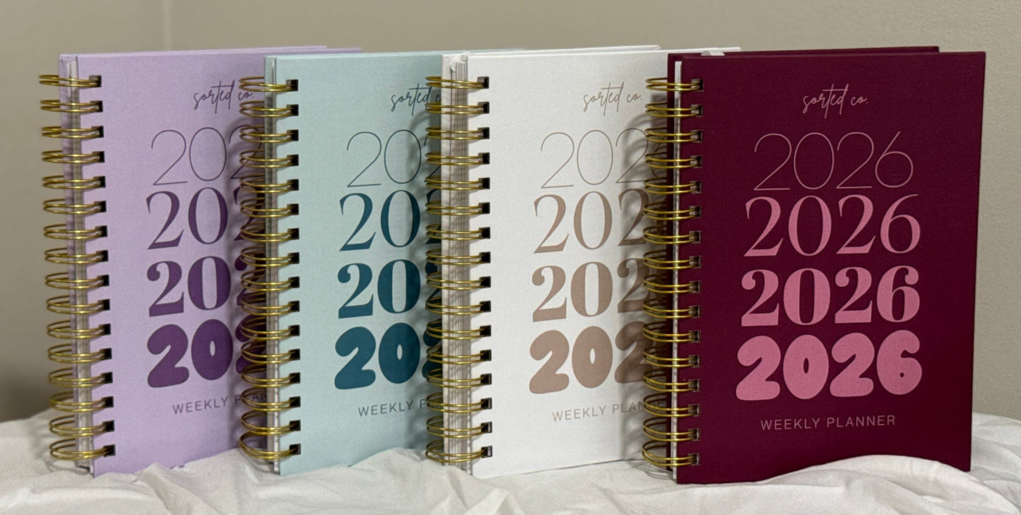 NEW 2026 Weekly Planners